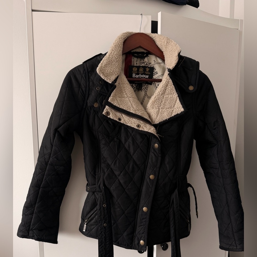 Barbour International South Shields Black Quilted Women's Jacket